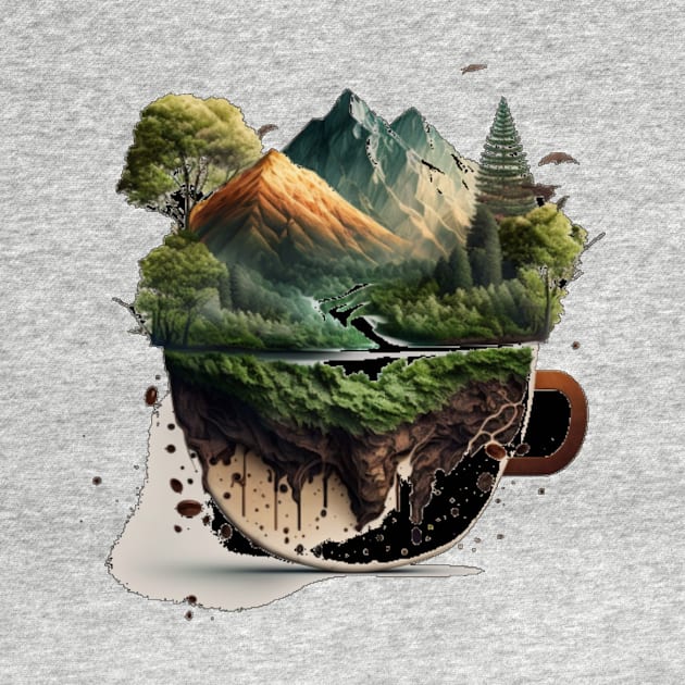 Coffee in hand, let your wanderlust lead the way as you embark on a new adventure. by HALLSHOP